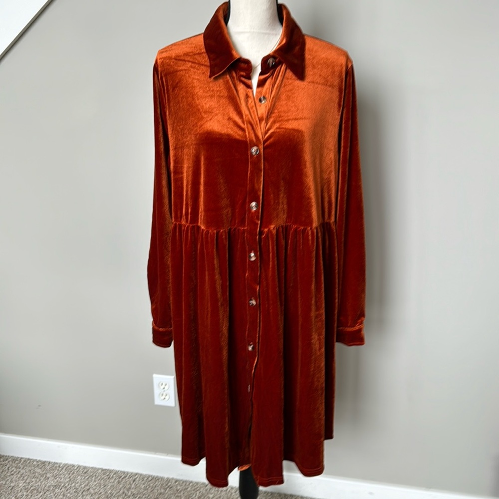 NWOT - SHEIN Curve Maternity Plus Velvet Dress